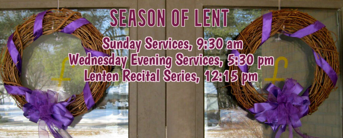 Season of Lent at Good Shepherd